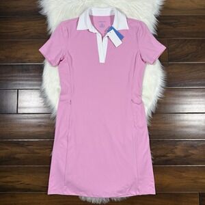J. McLaughlin Women's Size Small Pink Polo‎ Collared Pocket Costas Dress